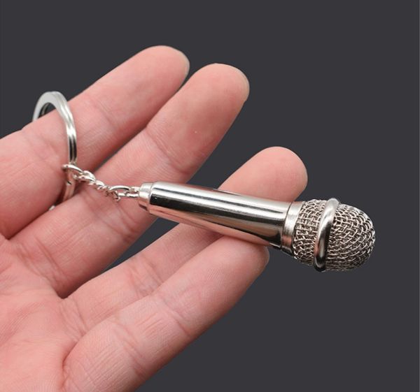 creative 2019 new metal keychain creative music gifts key chain key ring microphone keychain fashion key chain, Silver
creative 2019 new metal keychain creative music gifts key chain key ring microphone keychain fashion key chain, Silver