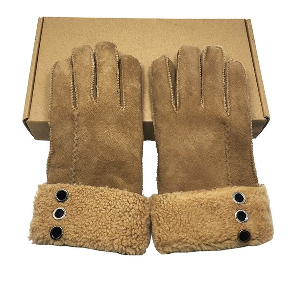 five fingers gloves women 3 button warm woolen mittens real leather wool fur lovely girl sheepskin for lady nm3, Blue;gray
five fingers gloves women 3 button warm woolen mittens real leather wool fur lovely girl sheepskin for lady nm3, Blue;gray