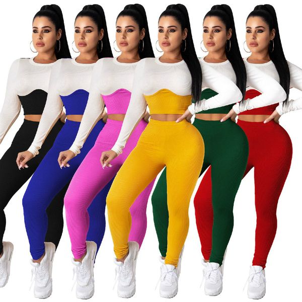 осень новый эластичный костюм мода повседневная одежда color matching животом outfit длинные рукава короткие топ брюки двухсекционный set, Gray
осень новый эластичный костюм мода повседневная одежда color matching животом outfit длинные рукава короткие топ брюки двухсекционный set, Gray