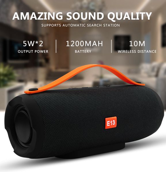 e13 mini portable wireless bluetooth speakers stereo speakerphone radio music subwoofer column speakers for computer with tf fm android
e13 mini portable wireless bluetooth speakers stereo speakerphone radio music subwoofer column speakers for computer with tf fm android