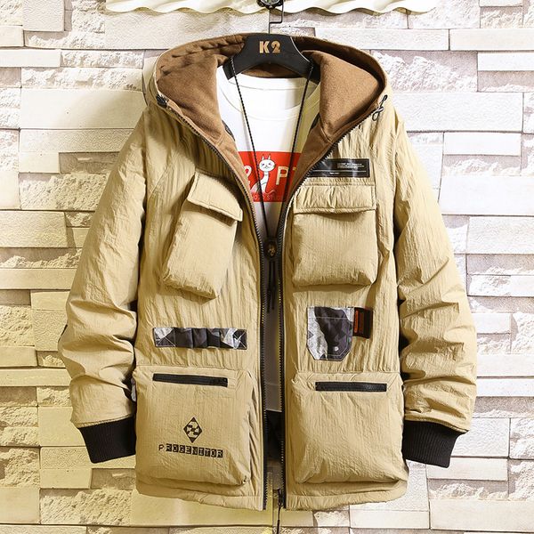 Black Bomber Jacket Men'S 2020 Winter Thick Warm Fleece Teddy Coat For SportWear With Hoodies Parkas BV08, Black;brown
Black Bomber Jacket Men'S 2020 Winter Thick Warm Fleece Teddy Coat For SportWear With Hoodies Parkas BV08, Black;brown