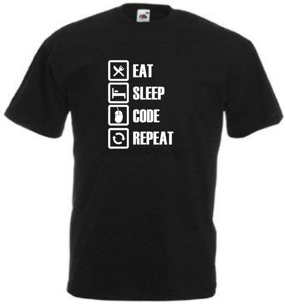 eat sleep code repeat funny geek computer programer t shirt f54 printed t-shirt men short sleeve o-neck t-shirts stree twear
eat sleep code repeat funny geek computer programer t shirt f54 printed t-shirt men short sleeve o-neck t-shirts stree twear