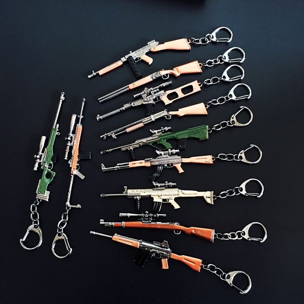 keychains 10cm game pubg playerunknown's battlegrounds cosplay gun model keychain alloy key rings for player gift, Silver
keychains 10cm game pubg playerunknown's battlegrounds cosplay gun model keychain alloy key rings for player gift, Silver