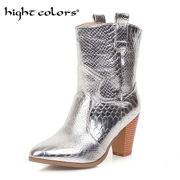 2020 autumn winter high heels pointed ankle boots for women fashion gold silver shoes woman motorcycle booties mujer, Black
2020 autumn winter high heels pointed ankle boots for women fashion gold silver shoes woman motorcycle booties mujer, Black
