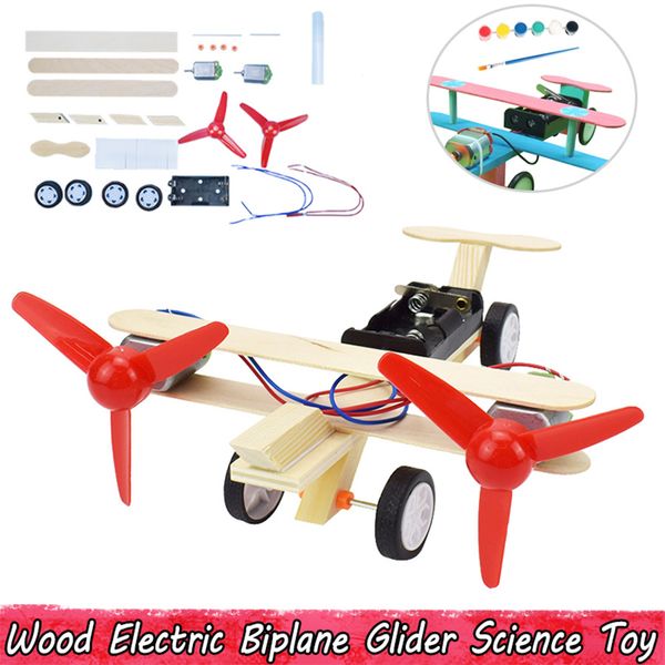 wood electric biplane glider experiment science toys diy assembling educational toys for children improve brain ability gifts
wood electric biplane glider experiment science toys diy assembling educational toys for children improve brain ability gifts