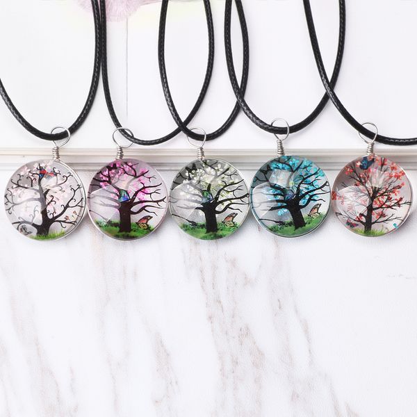 pendant necklaces luyun dried flower crystal glass necklace tree of life bohemian women long wholesale, Silver
pendant necklaces luyun dried flower crystal glass necklace tree of life bohemian women long wholesale, Silver