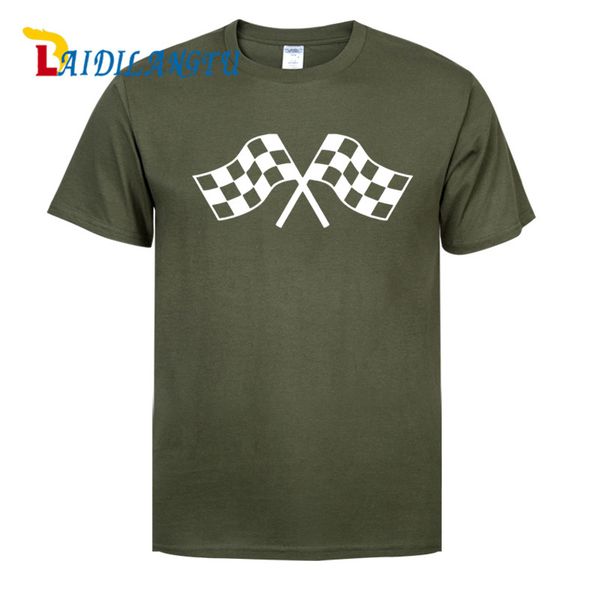 2018 new fashion t shirt clothing crossed checkered flags fashion men bottoming shirt solid color casual clothes male &tees
2018 new fashion t shirt clothing crossed checkered flags fashion men bottoming shirt solid color casual clothes male &tees