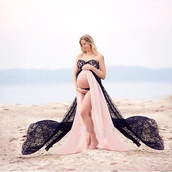 maternity dresses lace pography props gown solid dress fancy shooting po pregnant plus robe grossesse xl, White
maternity dresses lace pography props gown solid dress fancy shooting po pregnant plus robe grossesse xl, White