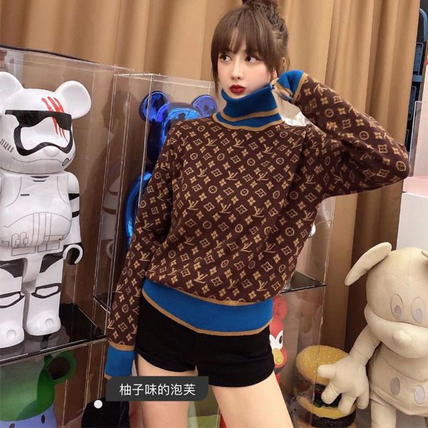 2020 autumn new presbyterian print logo brown jacquard knit vintage turtleneck lady sweater popular logo sweater, White;black
2020 autumn new presbyterian print logo brown jacquard knit vintage turtleneck lady sweater popular logo sweater, White;black