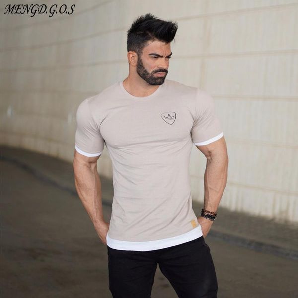 summer brand t-shirt male casual short-sleeved o-neck stitching printing fashion slim men's shirts fitness kg-1287, White;black
summer brand t-shirt male casual short-sleeved o-neck stitching printing fashion slim men's shirts fitness kg-1287, White;black