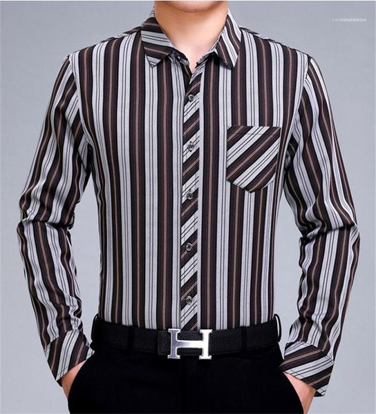 long sleeve mens shirts designer vertical stripes business mens dress shuirts casual shirts fashion, White;black
long sleeve mens shirts designer vertical stripes business mens dress shuirts casual shirts fashion, White;black
