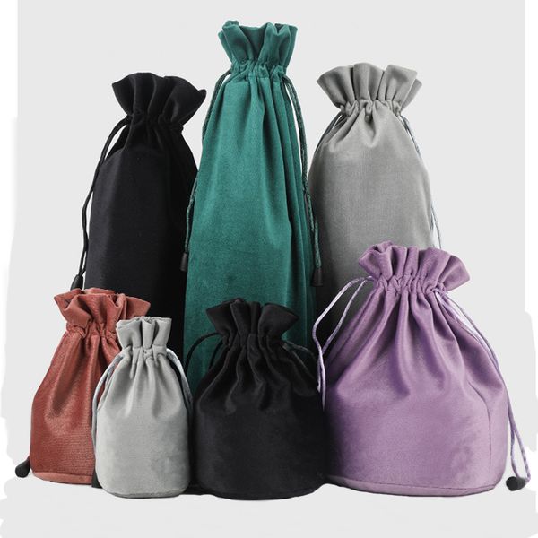 high-end velvet cosmetics round bottom bunch drawstring pocket bags jewelry packing christmas candy wedding gift bag pouches, Pink;blue
high-end velvet cosmetics round bottom bunch drawstring pocket bags jewelry packing christmas candy wedding gift bag pouches, Pink;blue