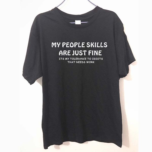 my people skills are just fine camisetas men's short sleeve t-shirt cotton round collar offensive rude funny t shirt
my people skills are just fine camisetas men's short sleeve t-shirt cotton round collar offensive rude funny t shirt