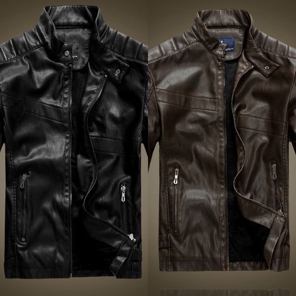 2020 trendy men's leather motorcycle walletsimulation wallet motorcycle simulation leather coat pu jacket jacket with velvet stand coll, Blue
2020 trendy men's leather motorcycle walletsimulation wallet motorcycle simulation leather coat pu jacket jacket with velvet stand coll, Blue