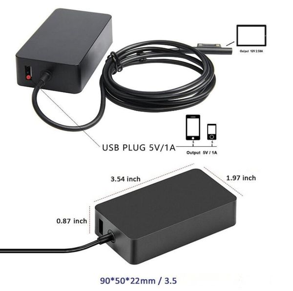 15v 4a 36w 44w 65w ac adapter tablet pc lappower supply battery charger power adapter for microsoft surface pro 5 4 3
15v 4a 36w 44w 65w ac adapter tablet pc lappower supply battery charger power adapter for microsoft surface pro 5 4 3
