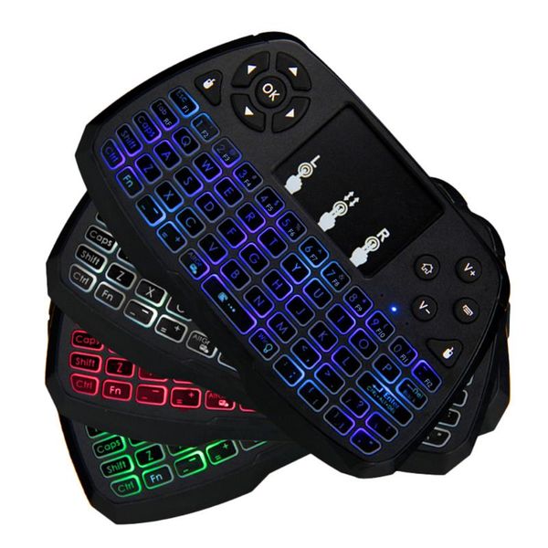 russian/en/es 2.4ghz wireless gaming keyboard touchpad mouse remote control backlight for android tv box smart tv lapgamer
russian/en/es 2.4ghz wireless gaming keyboard touchpad mouse remote control backlight for android tv box smart tv lapgamer