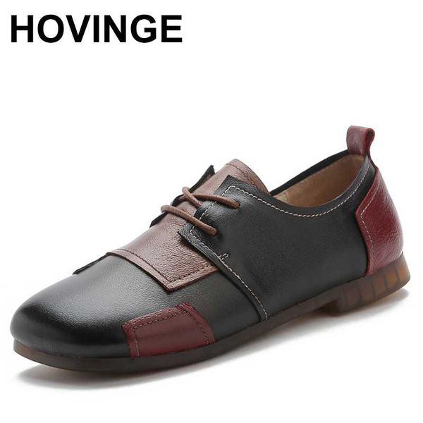 hovinge 2020 autumn vintage genuine leather square toe casual shoes women lace-up mixed color soft comfort ladies leather flats, Black
hovinge 2020 autumn vintage genuine leather square toe casual shoes women lace-up mixed color soft comfort ladies leather flats, Black
