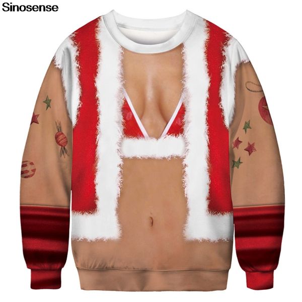 men women funny christmas sweater pullover ugly christmas sweaters jumpers 3d novelty autumn winter hoodie sweatshirt, White;black
men women funny christmas sweater pullover ugly christmas sweaters jumpers 3d novelty autumn winter hoodie sweatshirt, White;black