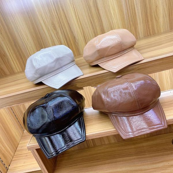 202009-yy faux leather pu glossy finish solid square brim fashion leisure octagonal hat men women visors cap, Blue;gray
202009-yy faux leather pu glossy finish solid square brim fashion leisure octagonal hat men women visors cap, Blue;gray