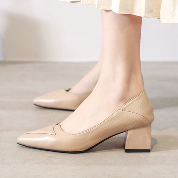 women thick-heeled pumps shoes new gentle high heeled office work casual ladies pump large size, Black
women thick-heeled pumps shoes new gentle high heeled office work casual ladies pump large size, Black