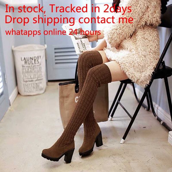 boots 2021 korean wool over the knee women's thick-heeled high-heeled autumn and winter fashion slim stretch, Black
boots 2021 korean wool over the knee women's thick-heeled high-heeled autumn and winter fashion slim stretch, Black
