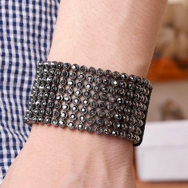 fashion men leather bracelet open cuff rope bangles & bracelet wide black zircon color vintage punk jewelry, Golden;silver
fashion men leather bracelet open cuff rope bangles & bracelet wide black zircon color vintage punk jewelry, Golden;silver