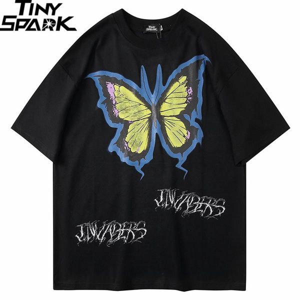 Oversize T Shirt Hip Hop Men 2020 Tshirt Butterfly Streetwear Harajuku Summer Short Sleeve T-Shirt Cotton Tops Tees Loose HipHip
Oversize T Shirt Hip Hop Men 2020 Tshirt Butterfly Streetwear Harajuku Summer Short Sleeve T-Shirt Cotton Tops Tees Loose HipHip