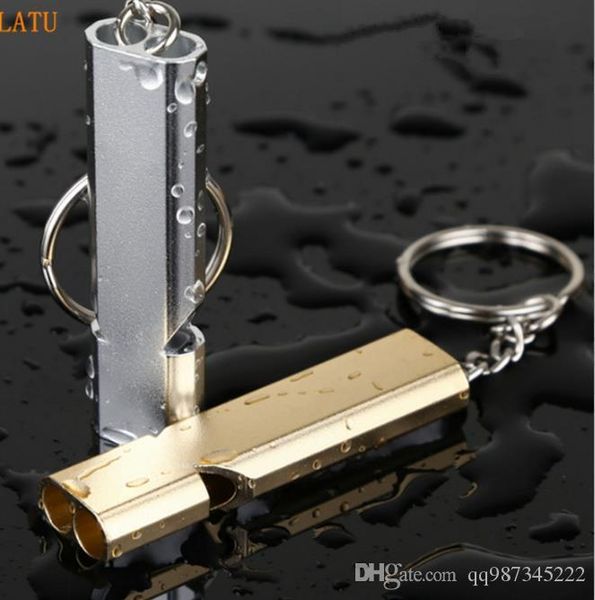fashion whistle silver gold outoors sports double-tube high frequency whistle fitness equipment survival tool
fashion whistle silver gold outoors sports double-tube high frequency whistle fitness equipment survival tool