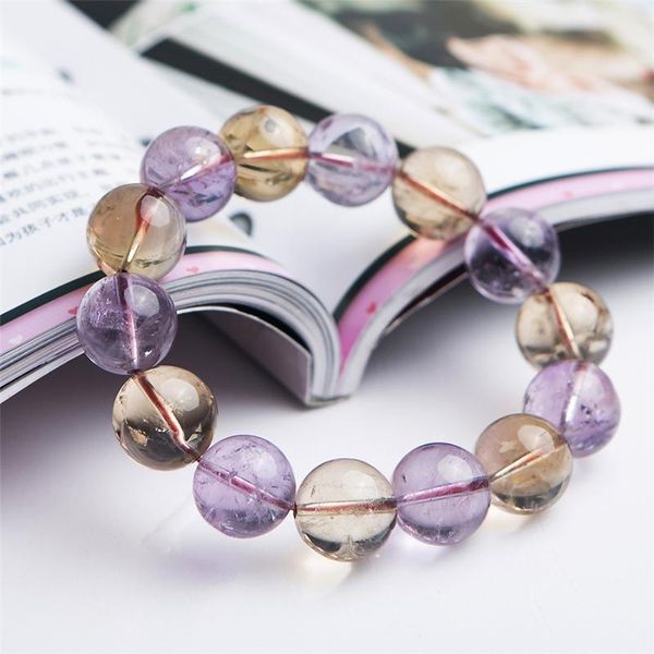 drop shipping genuine natural ame trine quartz crystal big yellow purple round bead bracelet women men 14mm 17mm, Black
drop shipping genuine natural ame trine quartz crystal big yellow purple round bead bracelet women men 14mm 17mm, Black