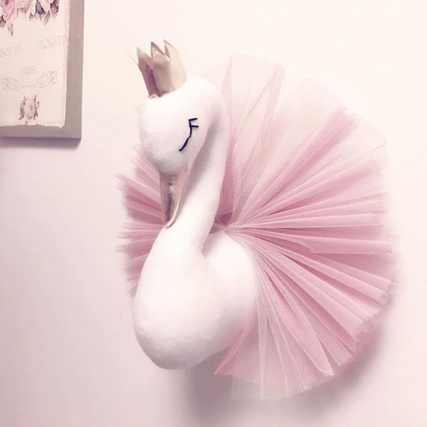 cute 3d golden crown swan wall art hanging girl swan doll stuffed toy animal head wall decor for kids room birthday wedding
cute 3d golden crown swan wall art hanging girl swan doll stuffed toy animal head wall decor for kids room birthday wedding