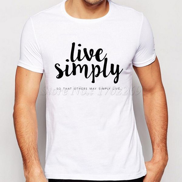 letter printed new fashion live simply design men's popular t-shirt colorful printing male short sleeve hispter funny tee
letter printed new fashion live simply design men's popular t-shirt colorful printing male short sleeve hispter funny tee