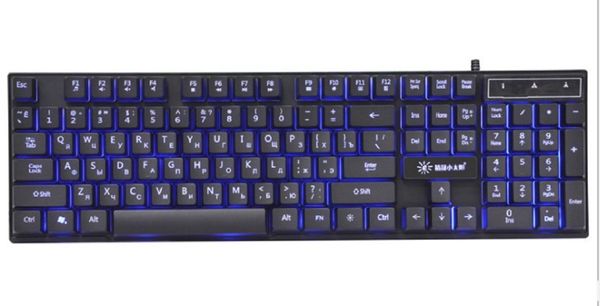 black office keyboard usb wired pc keyboard with fn keys numeric keypad game keyboard ing
