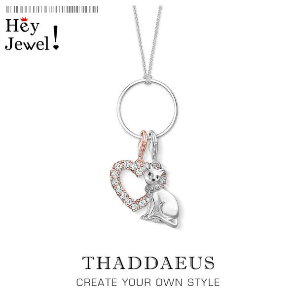 charm necklace heart & siamese cat,2020 spring fashion cute jewelry 925 sterling silver bijoux gift for women girls
charm necklace heart & siamese cat,2020 spring fashion cute jewelry 925 sterling silver bijoux gift for women girls