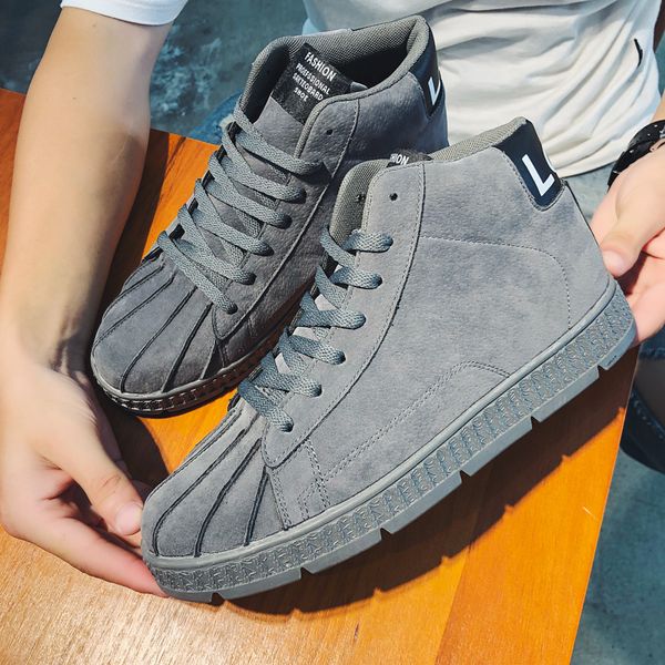 men shoes spring autumn lace up ankle boots keep warm men sneakers solid comfortable trainers shoes daliy walking, Black
men shoes spring autumn lace up ankle boots keep warm men sneakers solid comfortable trainers shoes daliy walking, Black