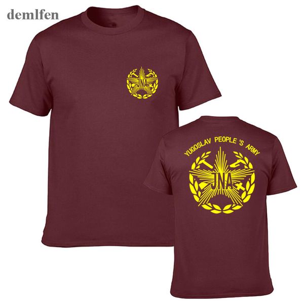 fashion yugoslav people's army jna men t-shirt funny cotton print short sleeve o neck shirt tees 
fashion yugoslav people's army jna men t-shirt funny cotton print short sleeve o neck shirt tees