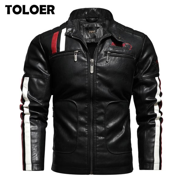 new motorcycle pu leather jacket men warm 2020 autumn causal coat male spring fashion masculinas windproof jacket overcoat men, Black
new motorcycle pu leather jacket men warm 2020 autumn causal coat male spring fashion masculinas windproof jacket overcoat men, Black