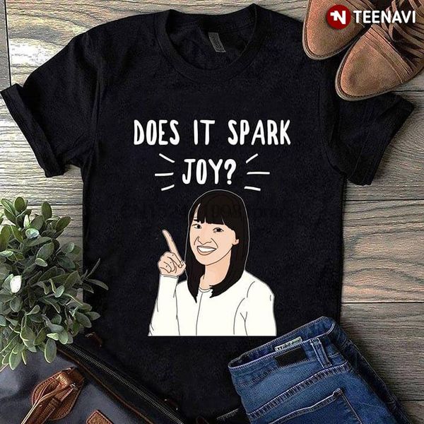 men t shirt kondo marie does it spark joy women tshirts