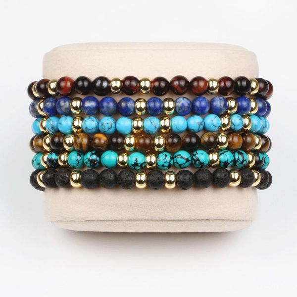 charm bracelets gothic vintage bracelet men classic natural lazurite tiger eye lava stone beads for women jewelry accessories, Golden;silver
charm bracelets gothic vintage bracelet men classic natural lazurite tiger eye lava stone beads for women jewelry accessories, Golden;silver