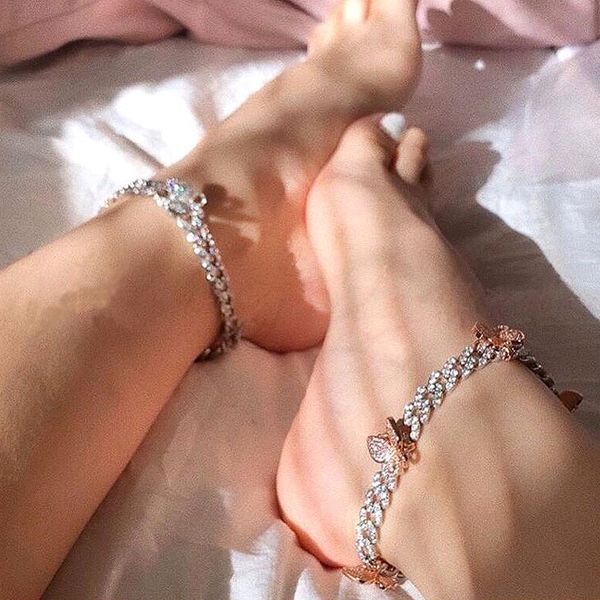 new parking rose gold pink cz butterfly anklet jewelry 10mm iced out bling cz miami cuban link leg anklet women hiphop jewelry cx200704, Red;blue
new parking rose gold pink cz butterfly anklet jewelry 10mm iced out bling cz miami cuban link leg anklet women hiphop jewelry cx200704, Red;blue