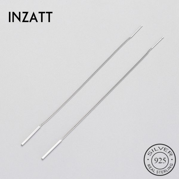 inza trendy real 925 sterling silver dangle drop earrings minimalist long tassel chain fine jewelry for women gift
inza trendy real 925 sterling silver dangle drop earrings minimalist long tassel chain fine jewelry for women gift