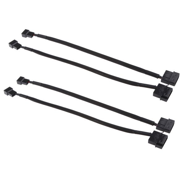 4pcs 2pin to 3/4 pin pwm fan splitter y extension power cable sleeved
4pcs 2pin to 3/4 pin pwm fan splitter y extension power cable sleeved