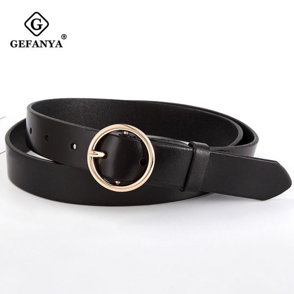 fashion metal round buckle belt jeans belt for women genuine leather pin buckle strap waistband accessories, Black;brown
fashion metal round buckle belt jeans belt for women genuine leather pin buckle strap waistband accessories, Black;brown