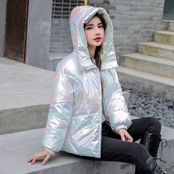 cotton clothes short winter thick fashion 2020 new coat anti-season women's korean-style loose bright surface colorful down, Black
cotton clothes short winter thick fashion 2020 new coat anti-season women's korean-style loose bright surface colorful down, Black