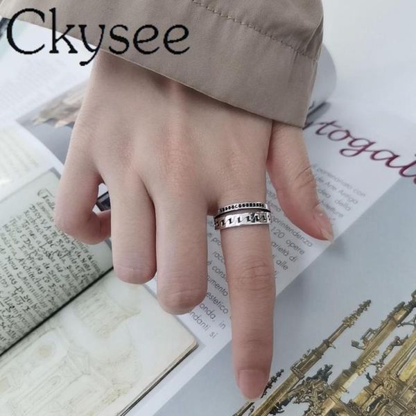 cluster rings ckysee s 100% 925-sterling -silver vintage double ring adjustable closed for woman fashion jewelry gift, Golden;silver
cluster rings ckysee s 100% 925-sterling -silver vintage double ring adjustable closed for woman fashion jewelry gift, Golden;silver