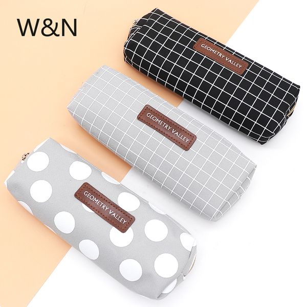 black pencil case simple plaid dot solid color school pencil case for girls boys cute canvas bag box supplies stationery
black pencil case simple plaid dot solid color school pencil case for girls boys cute canvas bag box supplies stationery