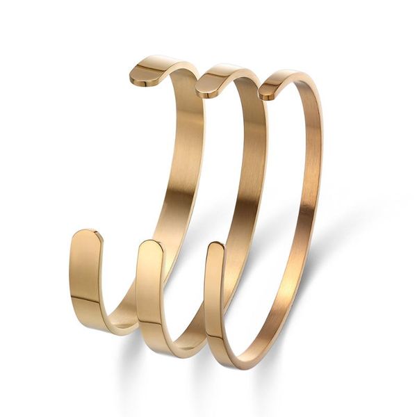 4mm 6mm 8mm silver color gold rose women simple blank bracelets & bangles stainless steel jewelry hypoallergenic, Black
4mm 6mm 8mm silver color gold rose women simple blank bracelets & bangles stainless steel jewelry hypoallergenic, Black