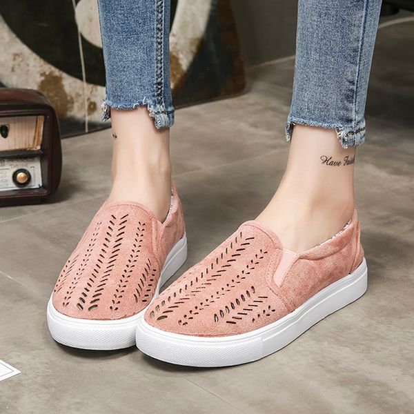 women cut-outs elastic band vulcanized shoes female flock slip-on shallow breathable flat casual shoes woman plus size, Black
women cut-outs elastic band vulcanized shoes female flock slip-on shallow breathable flat casual shoes woman plus size, Black