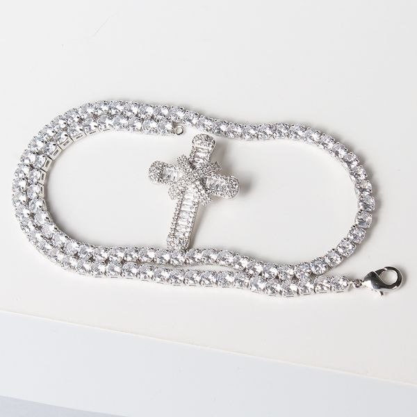 hip hop16/18/20/24 inch tennis chain hip hop cross pendant necklace ice out men women fashion jewelry mx200810, Silver
hip hop16/18/20/24 inch tennis chain hip hop cross pendant necklace ice out men women fashion jewelry mx200810, Silver
