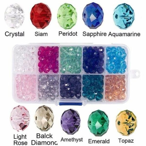 1000pcs/box 6mm/8mm rondelle faceted crystal beads spacer charms glass beads for jewelry making
1000pcs/box 6mm/8mm rondelle faceted crystal beads spacer charms glass beads for jewelry making