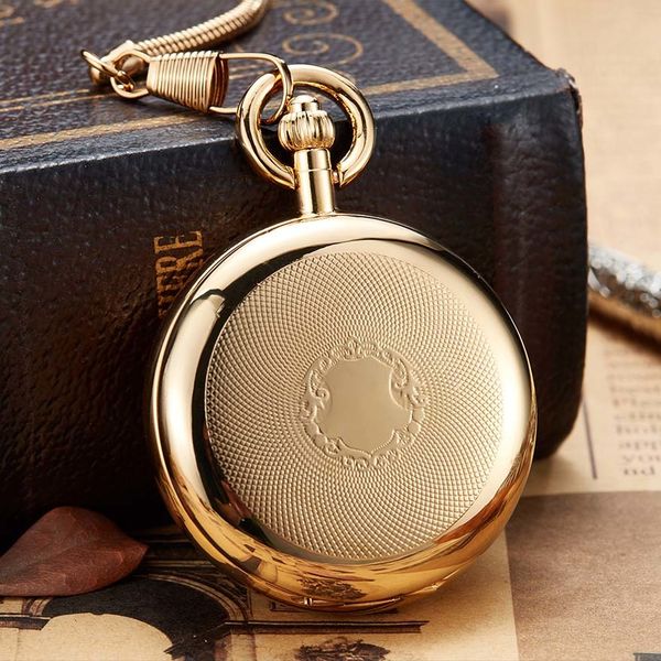 luxury golden color mechanical pocket watch with chain hand winding copper fob watch no battery men roman numbers dial clock t200502, Slivery;golden
luxury golden color mechanical pocket watch with chain hand winding copper fob watch no battery men roman numbers dial clock t200502, Slivery;golden